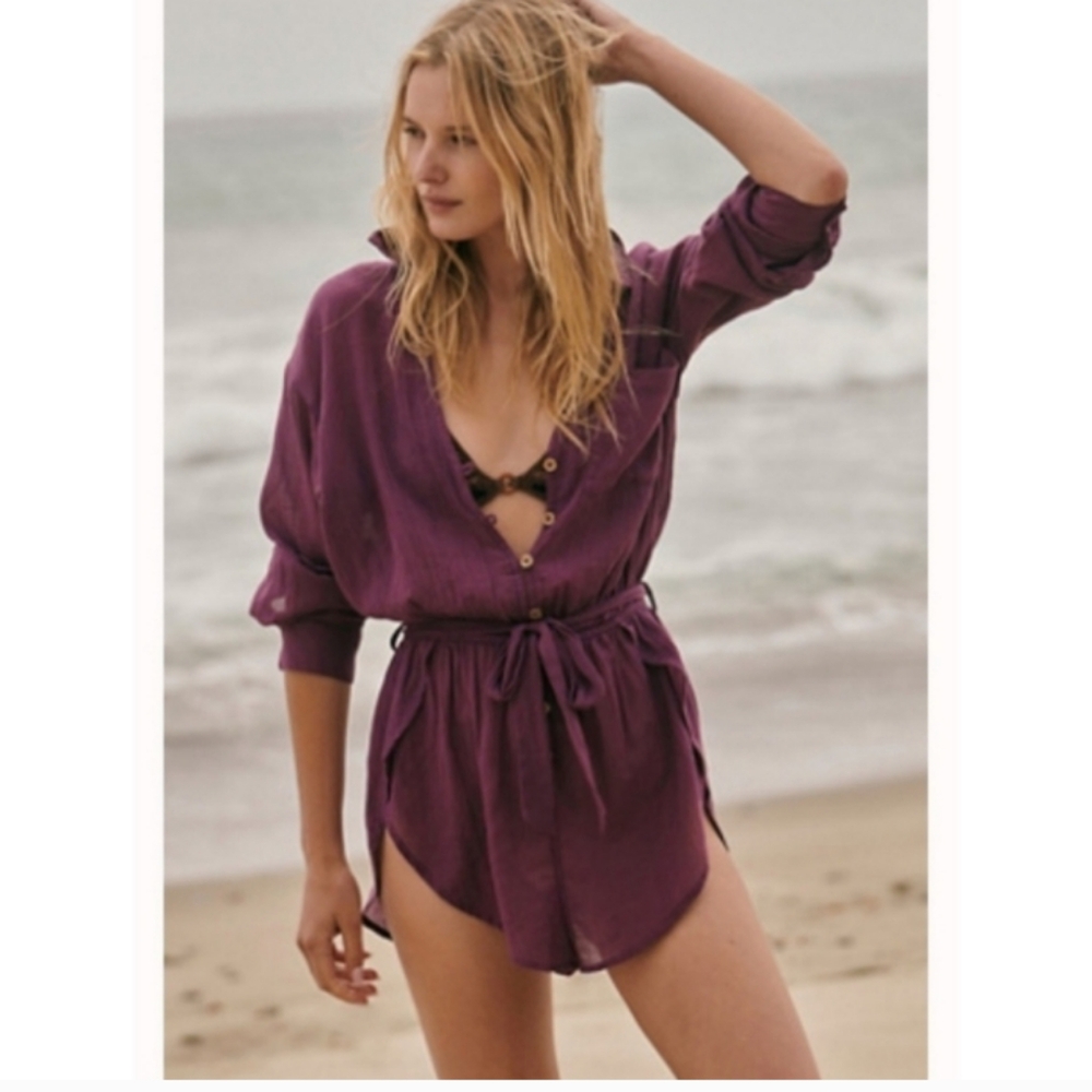 NEW Free People Purple Romper Free People